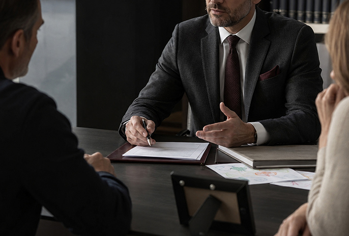 Un avocat en droit de la famille